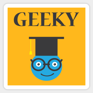 Geeky Graduate Sticker